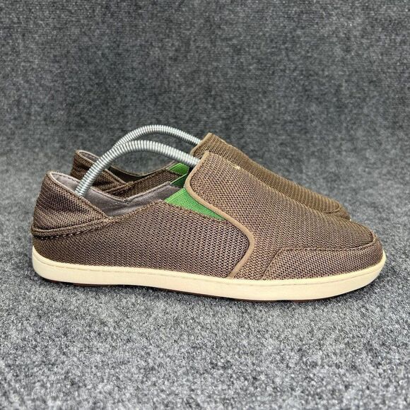 OluKai Nohea Mesh Shoes Men\'s Size 8.5 Brown Slip On Casual Comfort Beach Loafer main image 12